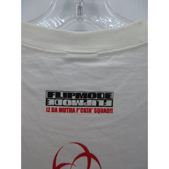 VINTAGE Busta Ryhmes Shirt XL Flip Mode Aint Safe No More 2002 Album * - Picture 8 of 11